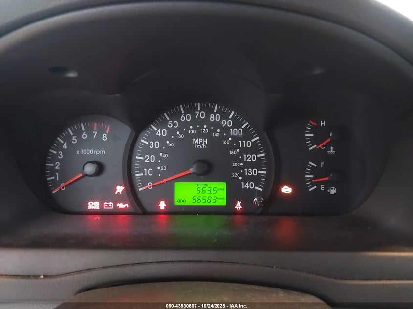 2004 Kia Spectra Ex/Lx VIN: KNAFE121245008503 Lot: 43530607