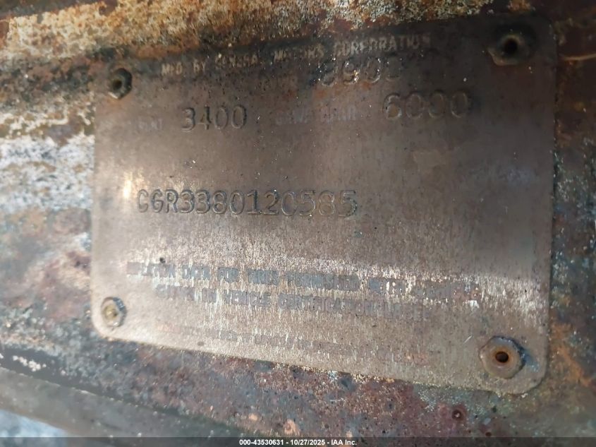 1979 Chevrolet G-P VIN: 0000CGR3380120585 Lot: 43530631