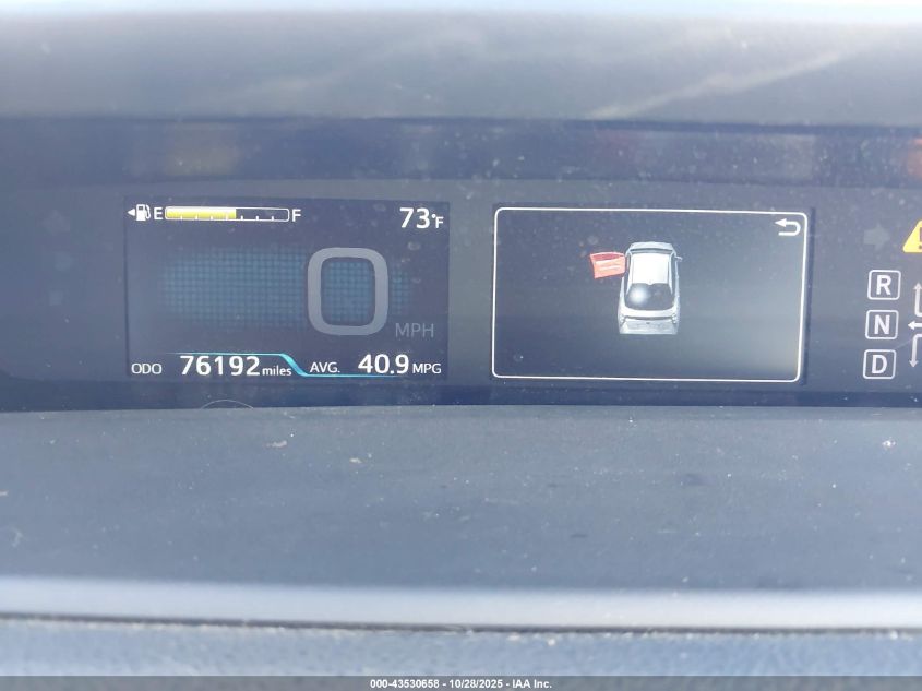 2017 Toyota Prius Two VIN: JTDKBRFU5H3047410 Lot: 43530658