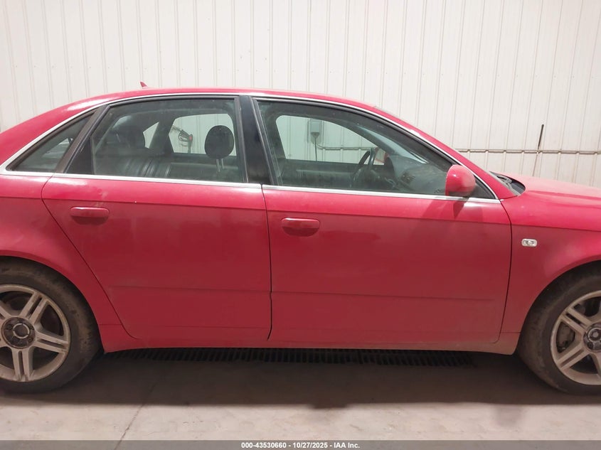2007 Audi A4 2.0T VIN: WAUAF78E57A008978 Lot: 43530660