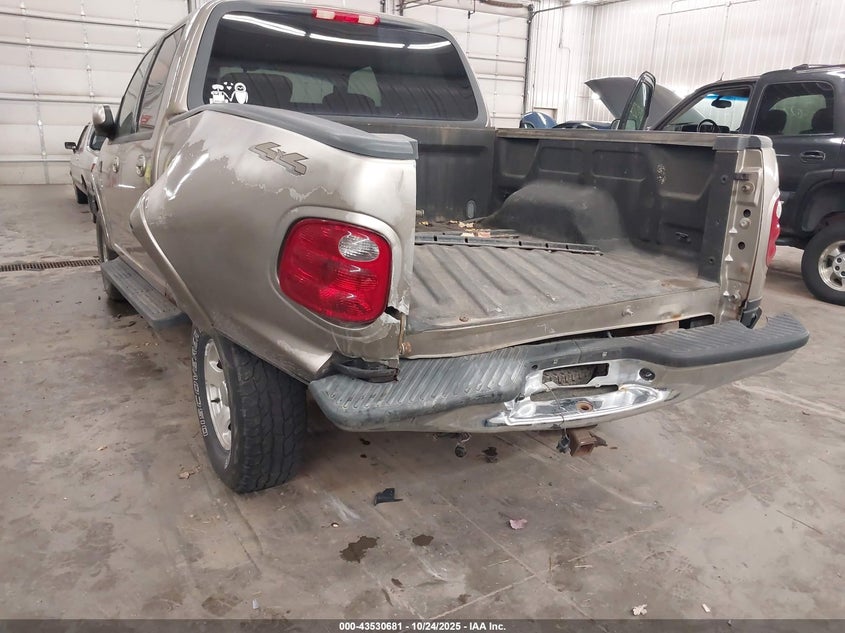 2002 Ford F-150 Lariat/Xlt VIN: 1FTRW08L82KA54349 Lot: 43530681