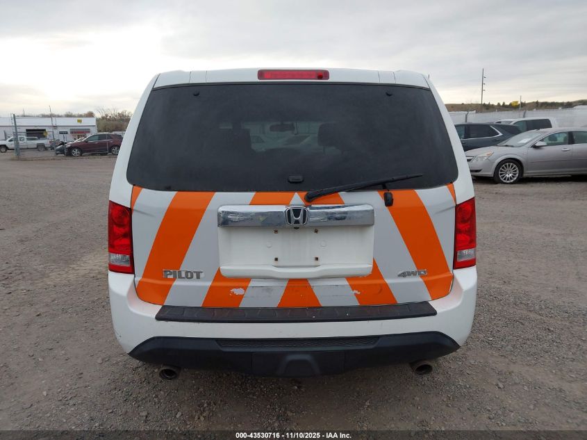 2014 Honda Pilot Ex-L VIN: 5FNYF4H56EB028533 Lot: 43530716