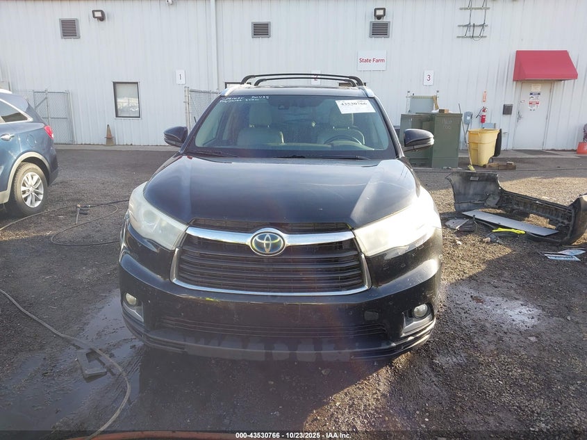 2015 TOYOTA HIGHLANDER HYBRID LIMITED PLATINUM V6 5TDDCRFH1FS009600