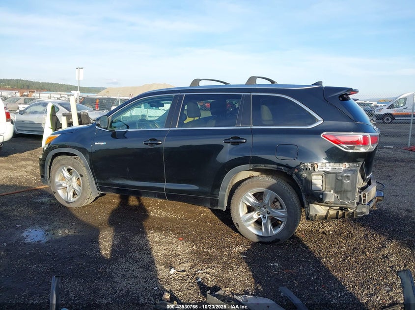 2015 TOYOTA HIGHLANDER HYBRID LIMITED PLATINUM V6 5TDDCRFH1FS009600