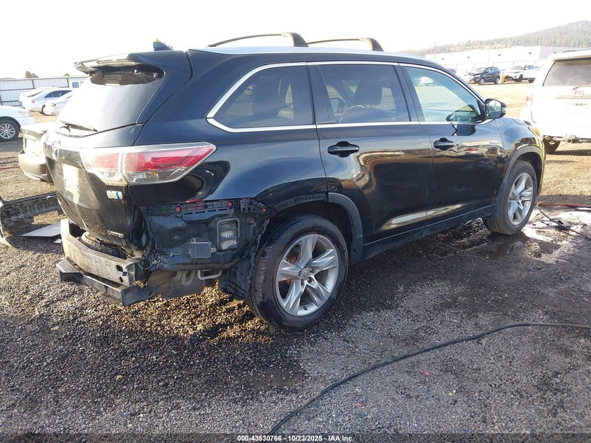 2015 TOYOTA HIGHLANDER HYBRID LIMITED PLATINUM V6 5TDDCRFH1FS009600