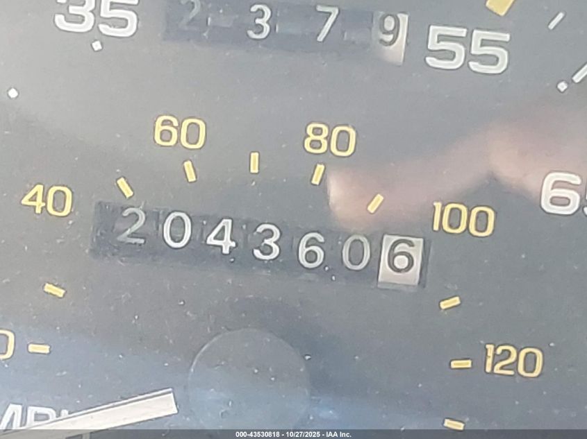 1994 Mercury Sable Gs VIN: 1MELM50U6RG647233 Lot: 43530818