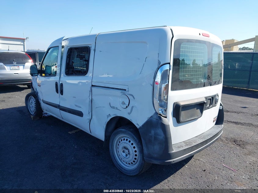 2021 RAM PROMASTER CITY TRADESMAN ZFBHRFAB2M6U43784
