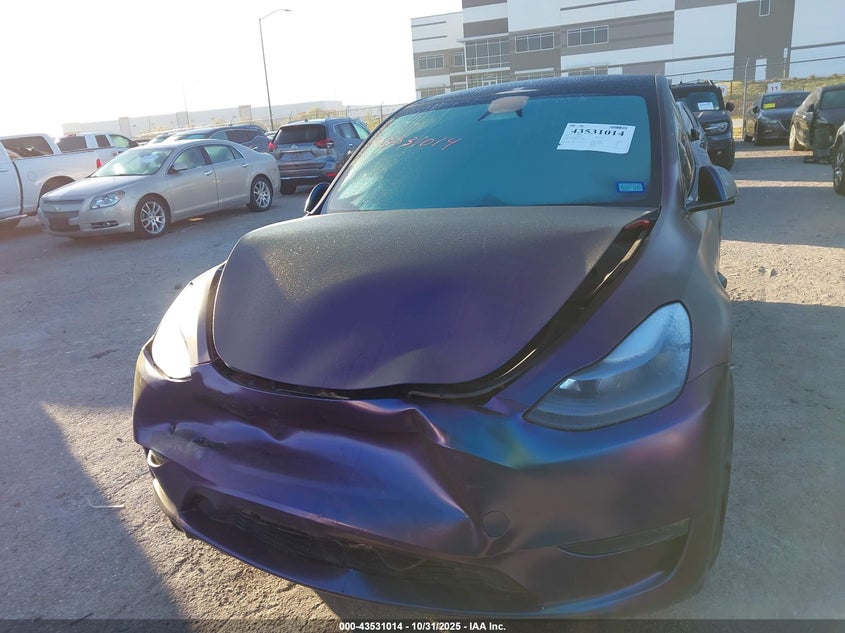 2024 Tesla Model Y Long Range Dual Motor All-Wheel Drive VIN: 7SAYGDEE8RA232743 Lot: 43531014