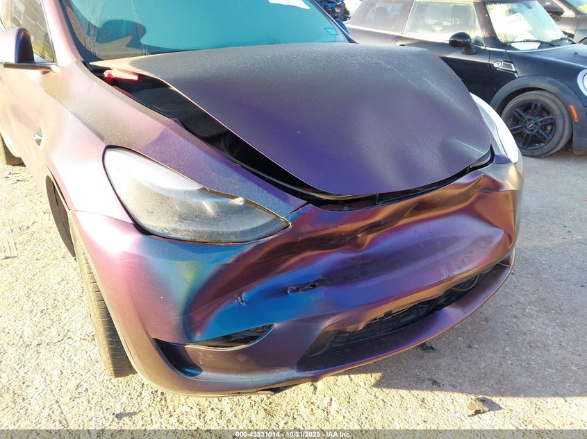 2024 Tesla Model Y Long Range Dual Motor All-Wheel Drive VIN: 7SAYGDEE8RA232743 Lot: 43531014