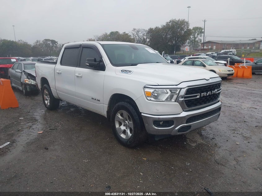 2022 RAM 1500 BIG HORN  4X4 5'7 BOX - 1C6RRFFG0NN298149