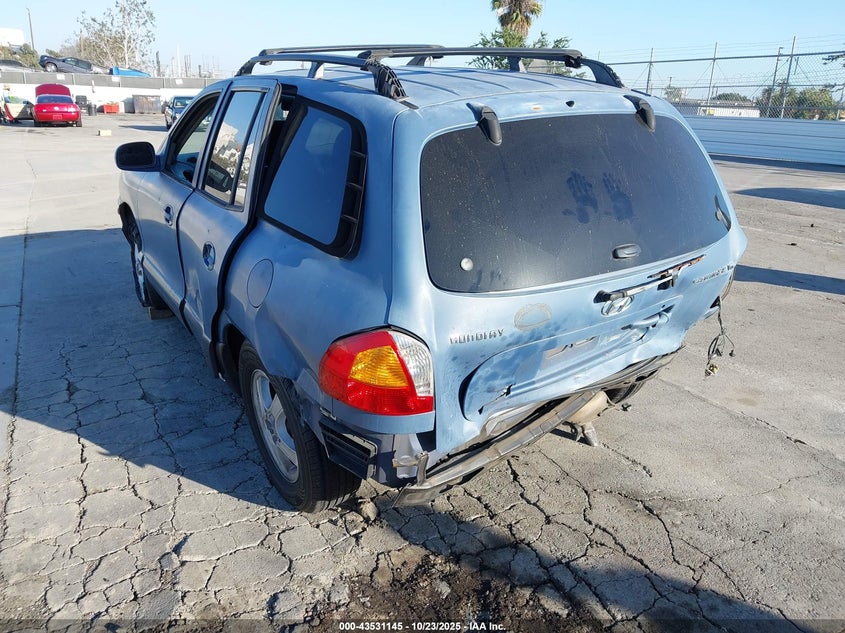 2002 Hyundai Santa Fe Gls/Lx VIN: KM8SC13D72U270127 Lot: 43531145