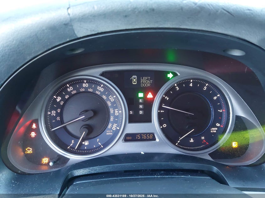 2008 Lexus Is 350 VIN: JTHBE262485017332 Lot: 43531189