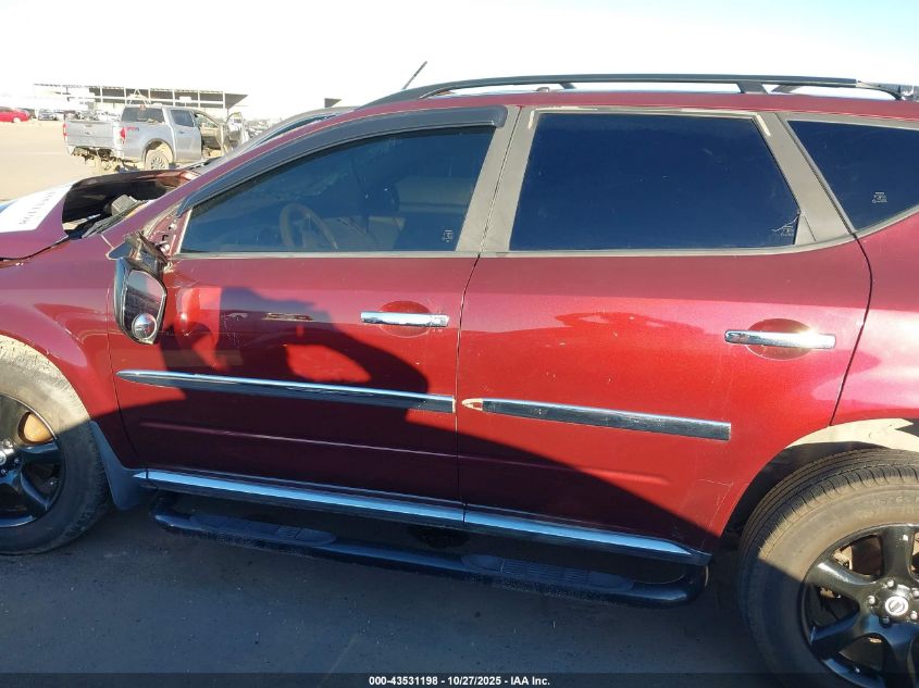 2007 Nissan Murano Se VIN: JN8AZ08W37W645613 Lot: 43531198