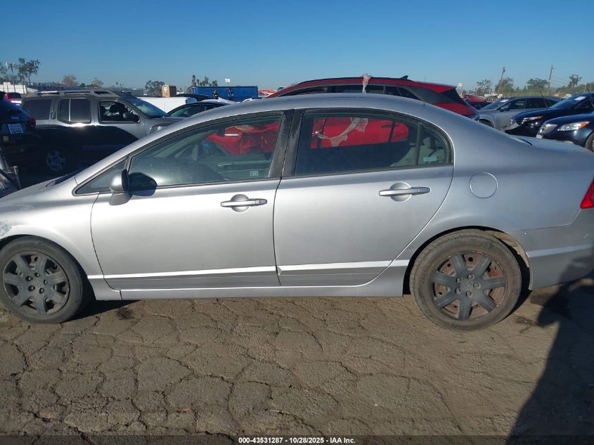 2008 Honda Civic Lx VIN: 2HGFA16508H324316 Lot: 43531287