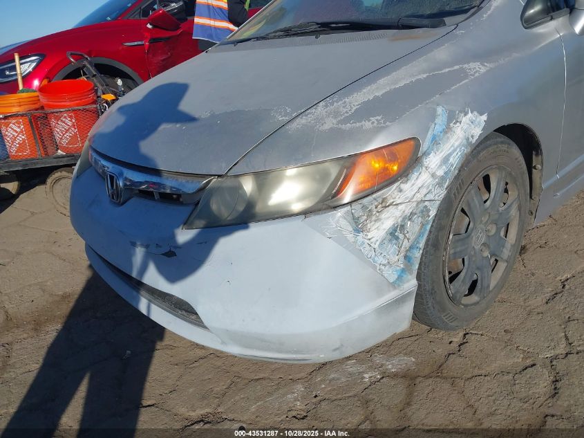 2008 Honda Civic Lx VIN: 2HGFA16508H324316 Lot: 43531287