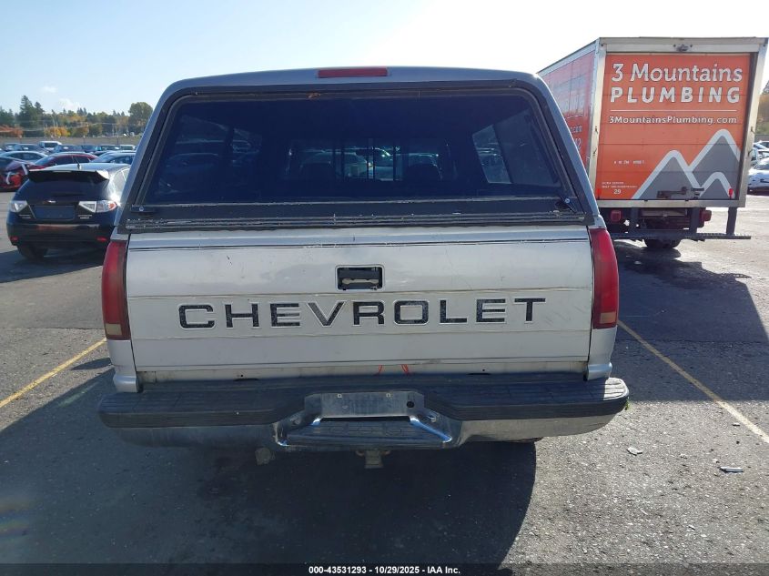 1995 Chevrolet Gmt-400 K2500 VIN: 1GCGK29N8SE207907 Lot: 43531293