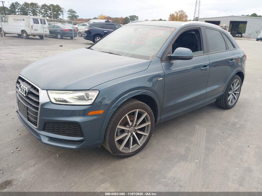 Vin: wa1bccfs5jr016468, lot: 44026352, audi q3 2.0t premium/2.0t sport premium 20182