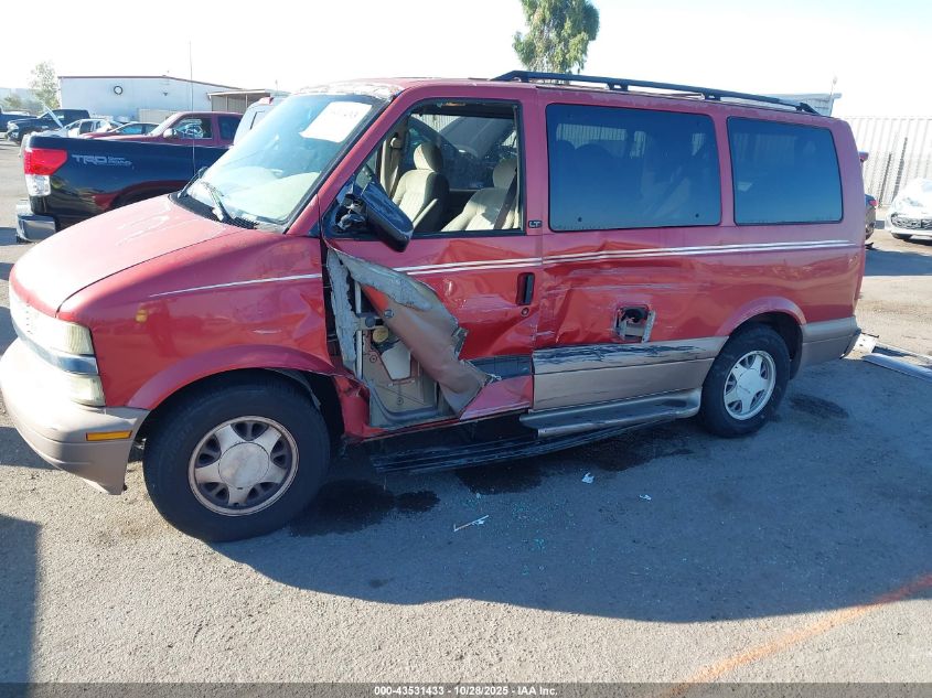 2002 Chevrolet Astro Ls VIN: 1GNDM19XX2B124111 Lot: 43531433