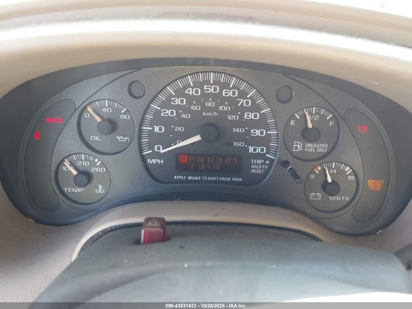 2002 Chevrolet Astro Ls VIN: 1GNDM19XX2B124111 Lot: 43531433