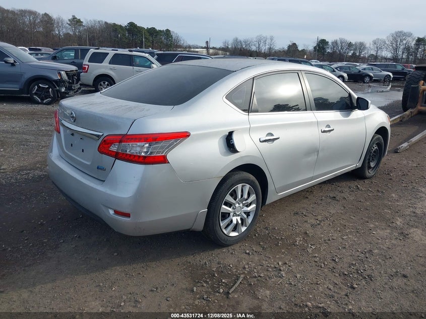 3N1AB7APXEL681669 2014 NISSAN SENTRA photo no. 4