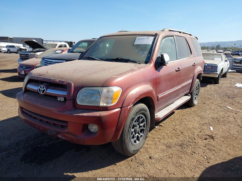 2007 Toyota Sequoia Limited V8 VIN: 5TDZT38A17S294125 Lot: 43531737