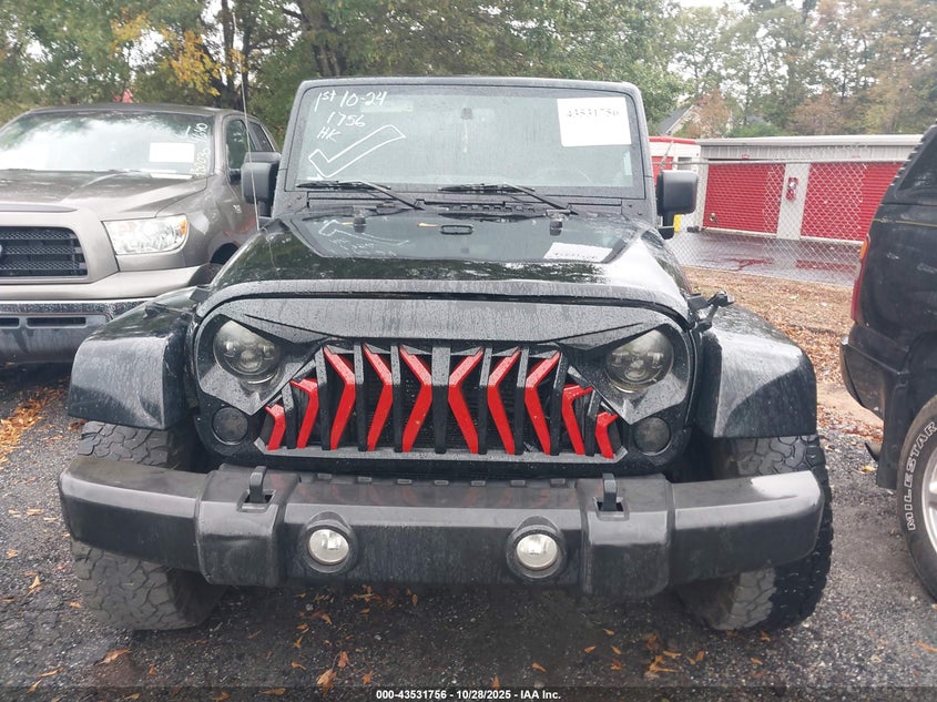 2013 Jeep Wrangler Unlimited Sahara VIN: 1C4HJWEG7DL645421 Lot: 43531756