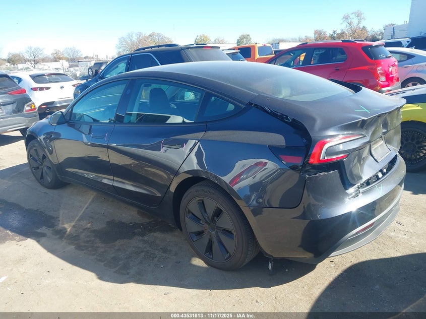 2024 Tesla Model 3 Long Range Dual Motor All-Wheel Drive/Rear-Wheel Drive VIN: 5YJ3E1EA8RF857140 Lot: 43531813