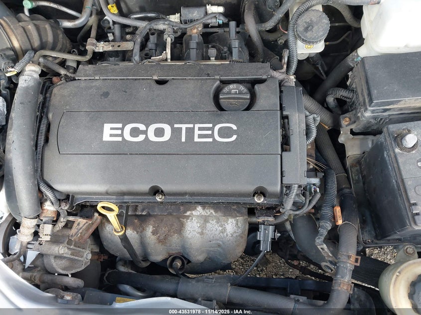 2011 Chevrolet Aveo 1Lt VIN: KL1TD5DE3BB231414 Lot: 43531978