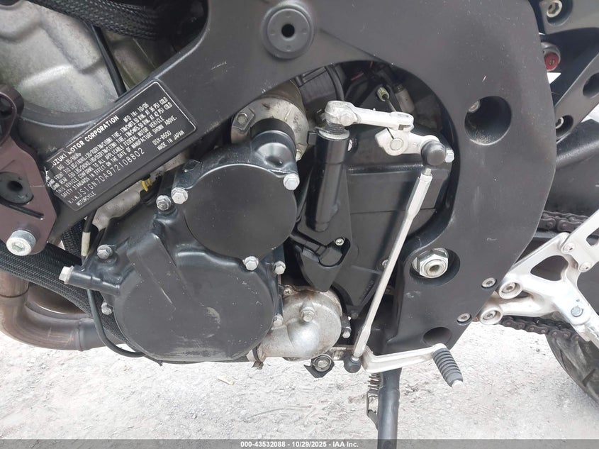 2007 Suzuki Gsx-R600 VIN: JS1GN7DA972108802 Lot: 43532088