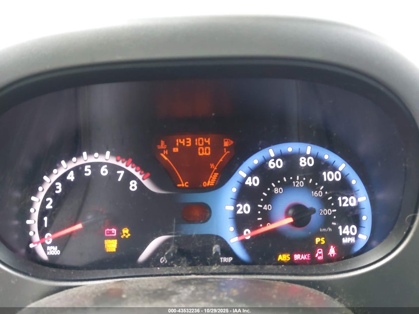 2012 Nissan Cube 1.8 S VIN: JN8AZ2KR7CT250702 Lot: 43532236