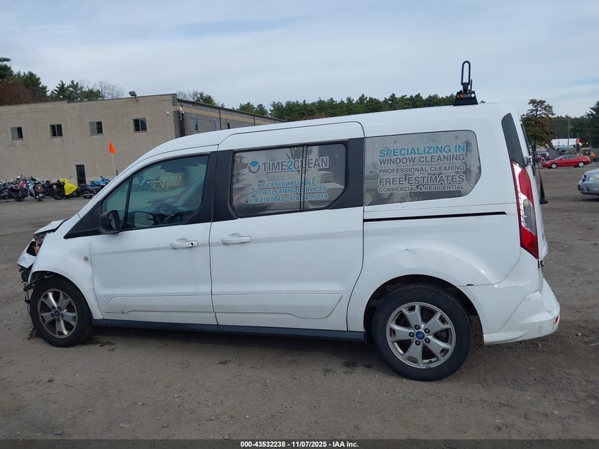 2014 Ford Transit Connect Xlt VIN: NM0GS9F75E1151769 Lot: 43532238