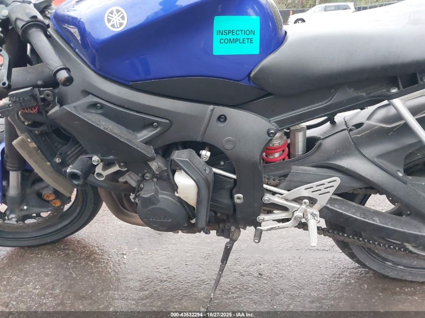 2005 Yamaha Yzfr6 L VIN: JYARJ06E15A026479 Lot: 43532294