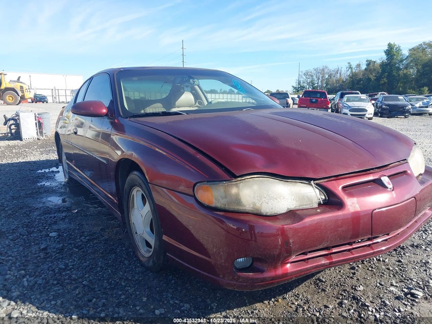 2002 Chevrolet Monte Carlo Ss VIN: 2G1WX15K529124417 Lot: 43532343