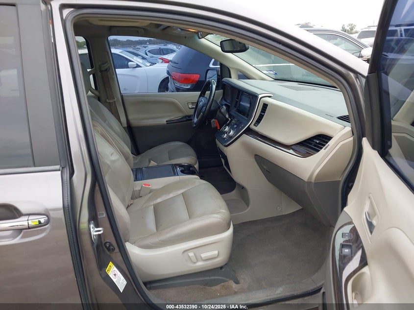 2015 TOYOTA SIENNA XLE 8 PASSENGER 5TDYK3DC6FS596031