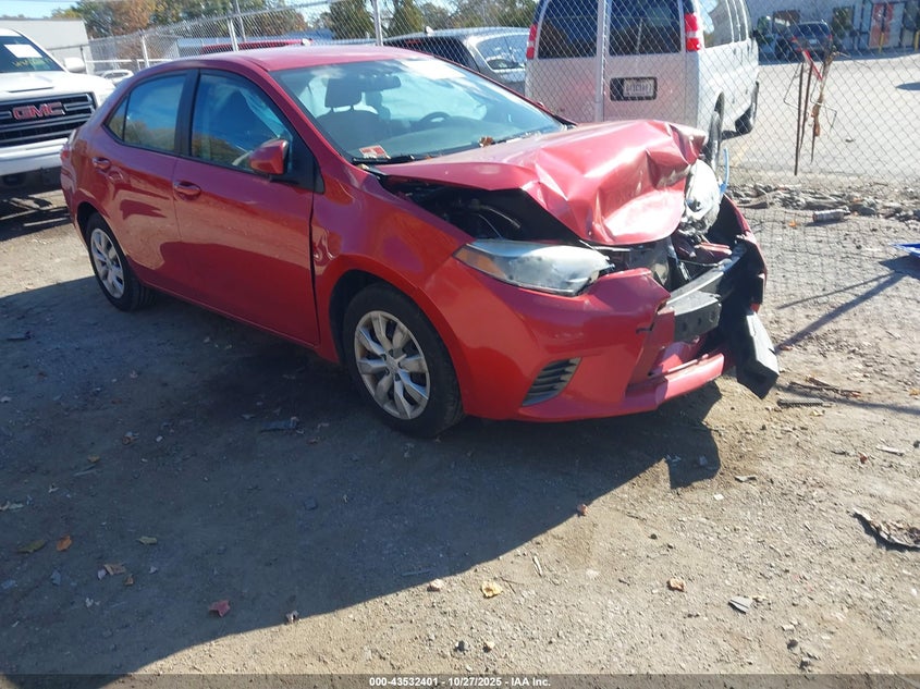 2016 TOYOTA COROLLA LE - 2T1BURHE6GC684389