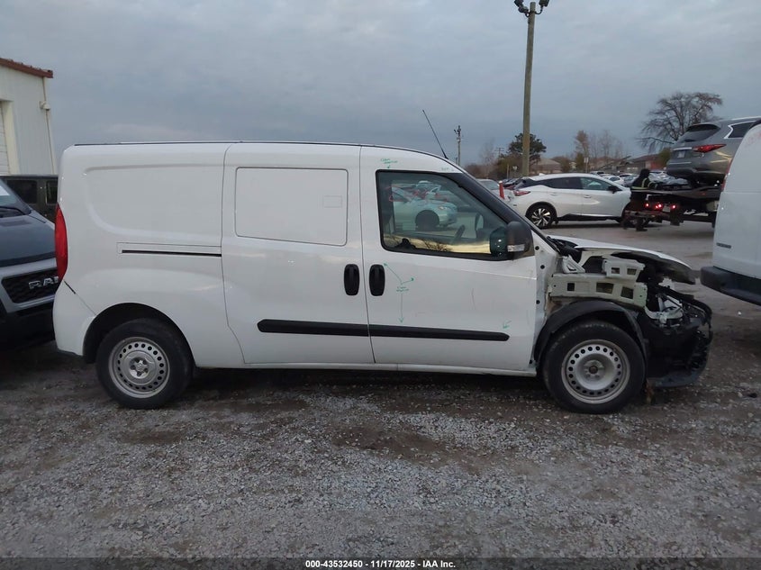 2022 Ram Promaster City Cargo Van VIN: ZFBHRFAB1N6Y47256 Lot: 43532450