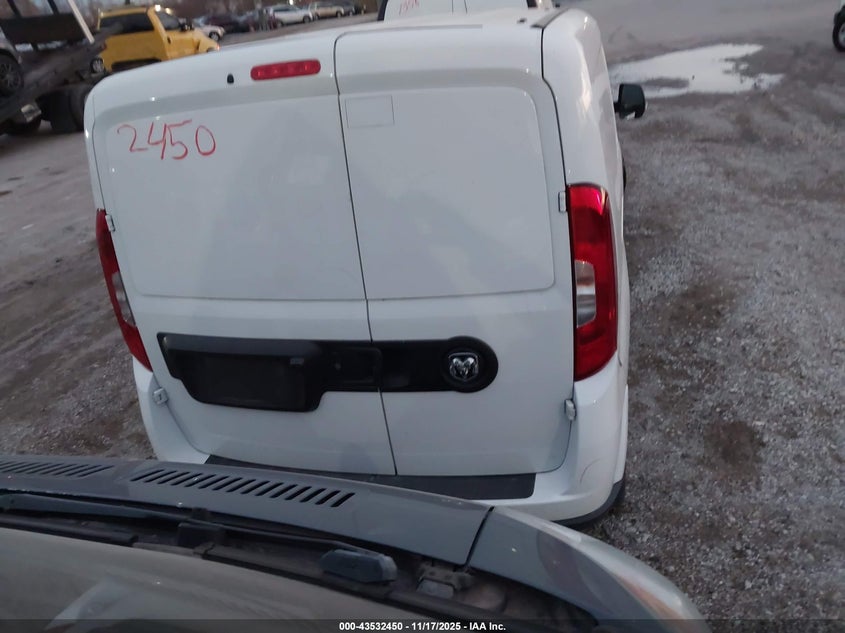 2022 Ram Promaster City Cargo Van VIN: ZFBHRFAB1N6Y47256 Lot: 43532450