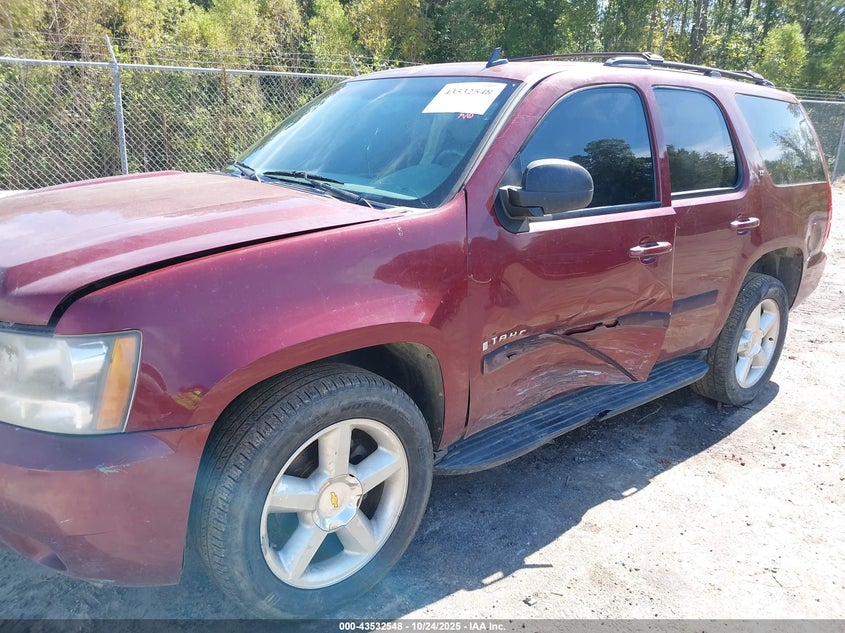 2008 Chevrolet Tahoe Lt VIN: 1GNFC13058J195786 Lot: 43532548