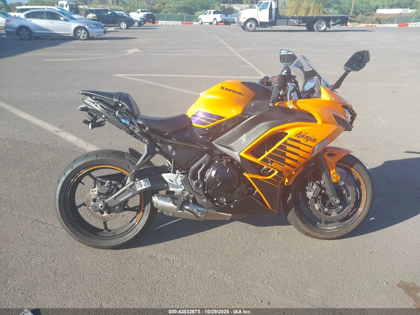 2025 Kawasaki Ex650 P VIN: ML5EXEP11SDAF9236 Lot: 43532673