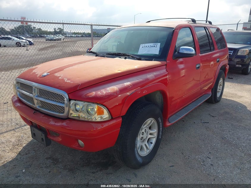 1B4HS28Z31F508678 2001 DODGE DURANGO photo no. 2