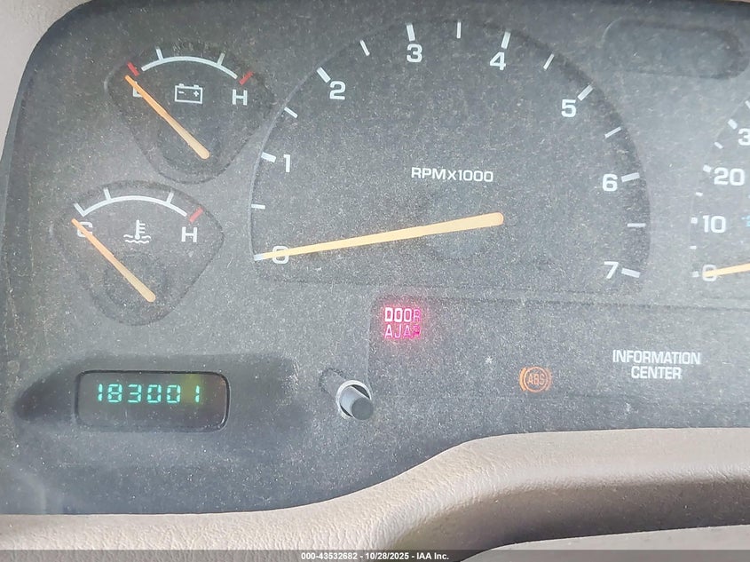 2001 Dodge Durango VIN: 1B4HS28Z31F508678 Lot: 43532682