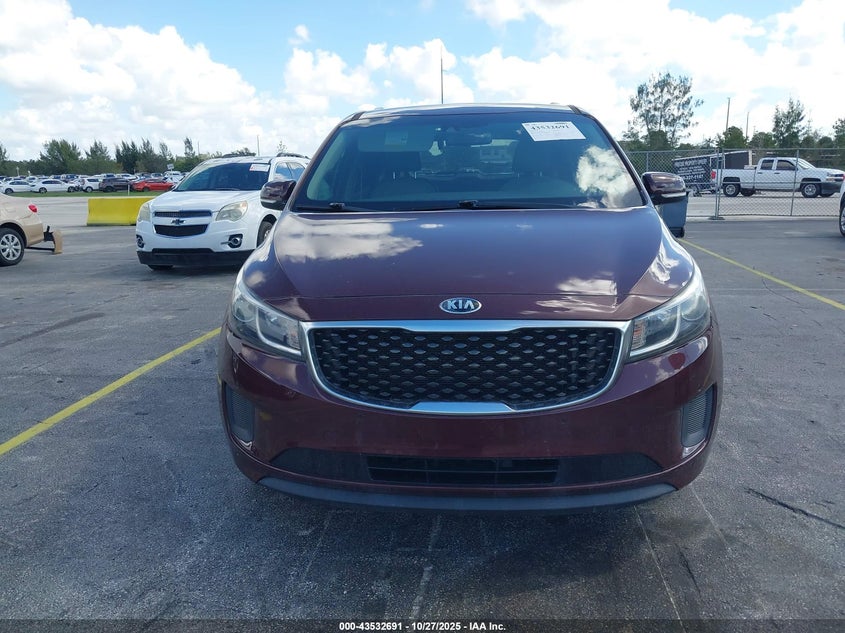 2017 Kia Sedona Lx VIN: KNDMB5C13H6292622 Lot: 43532691