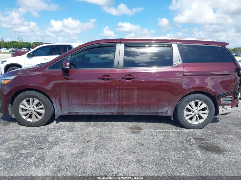 2017 Kia Sedona Lx VIN: KNDMB5C13H6292622 Lot: 43532691