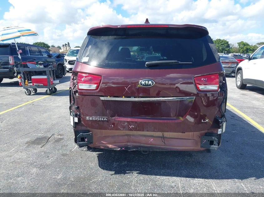 2017 Kia Sedona Lx VIN: KNDMB5C13H6292622 Lot: 43532691