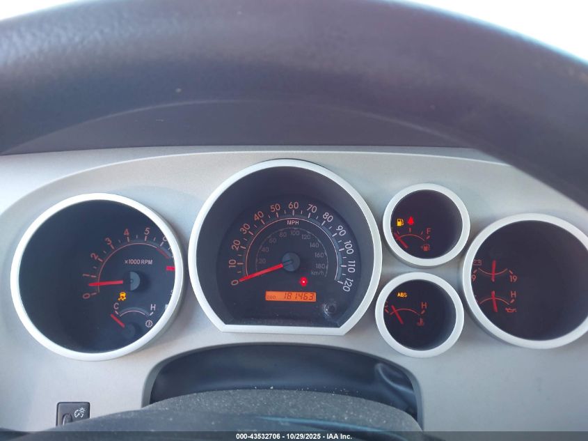 2007 Toyota Tundra Sr5 5.7L V8 VIN: 5TFBV54107X020762 Lot: 43532706