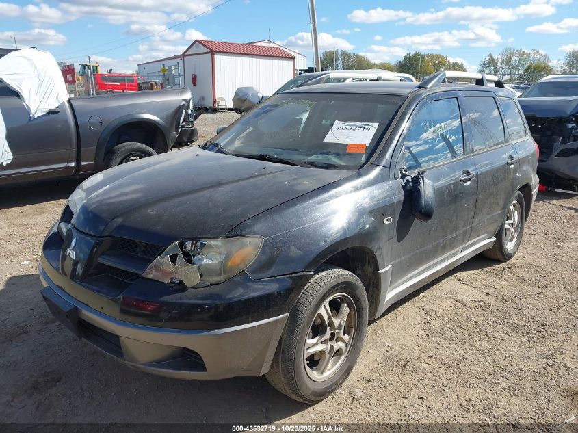 2004 Mitsubishi Outlander Ls VIN: JA4LZ31F74U053214 Lot: 43532719