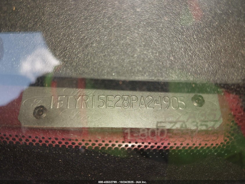 2008 Ford Ranger Xlt VIN: 1FTYR15E28PA24905 Lot: 43532799