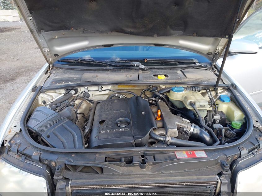 2002 Audi A4 1.8T VIN: WAULC68E32A268154 Lot: 43532834