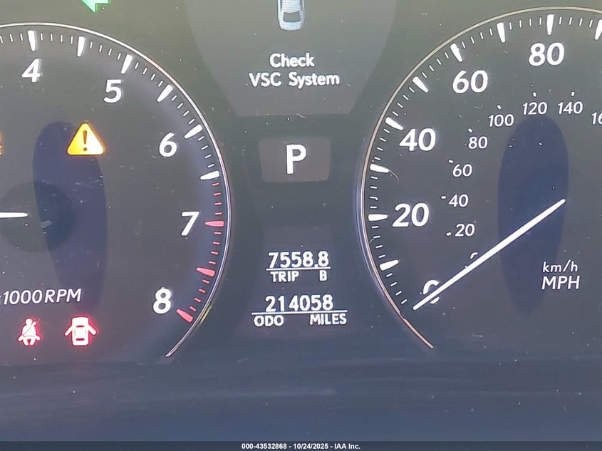 2007 Lexus Ls 460 VIN: JTHBL46F375040300 Lot: 43532868