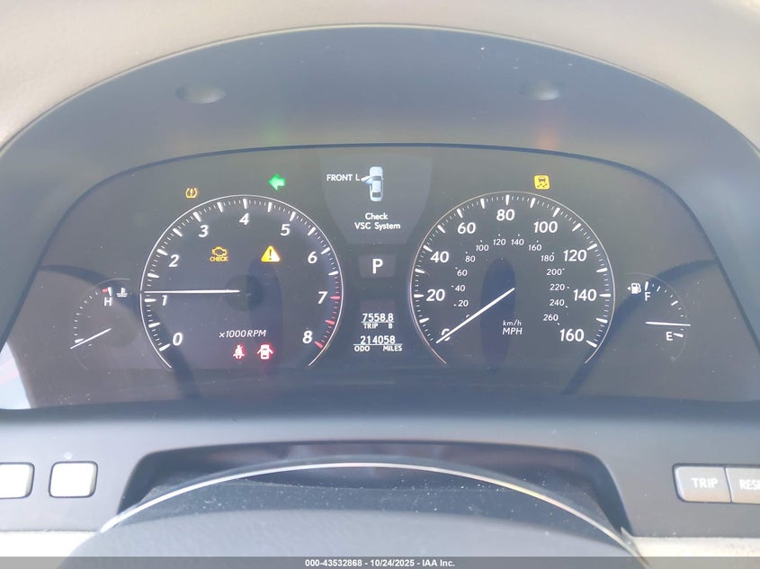 2007 Lexus Ls 460 VIN: JTHBL46F375040300 Lot: 43532868